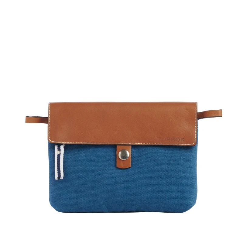 Pochette Compagnon Bleu Canard