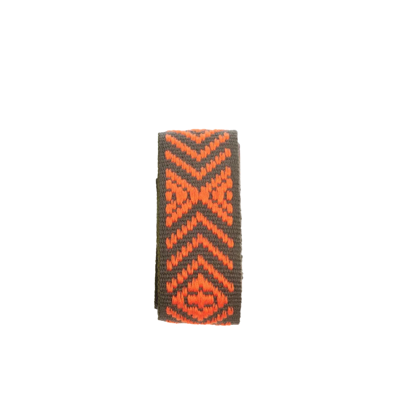 Sangle large Aztèque corail
