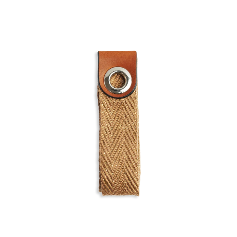 sangle fine colorée et cuir gold avec oeillets