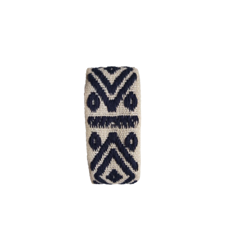 sangle en coton coloré et cuir gold avec oeillets