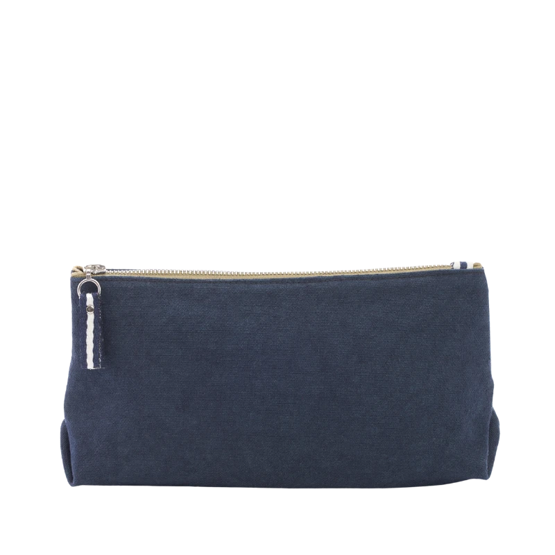 trousse coton marine