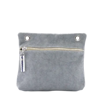 pochette yole en coton gris