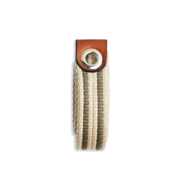 sangle fine colorée et cuir gold avec oeillets