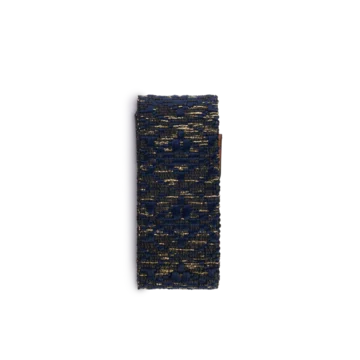 sangle en coton coloré et cuir gold avec oeillets