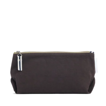 trousse coton chocolat