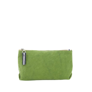 trousse coton vert