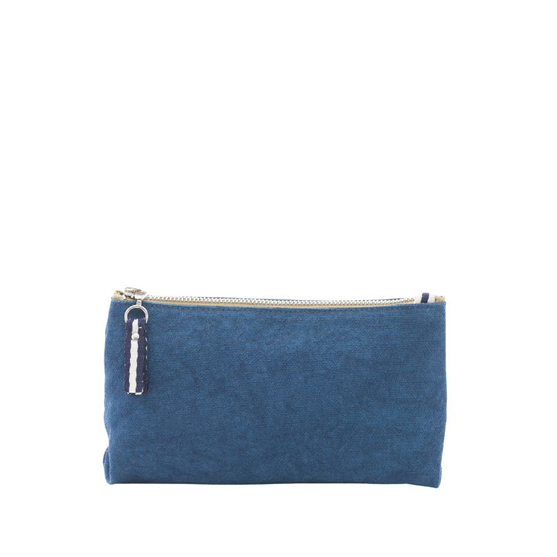 Trousse toile médium Bleu canard