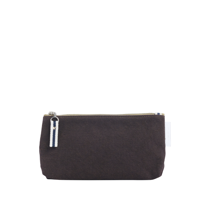 Trousse toile médium Chocolat