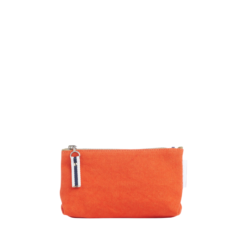 Trousse toile small corail